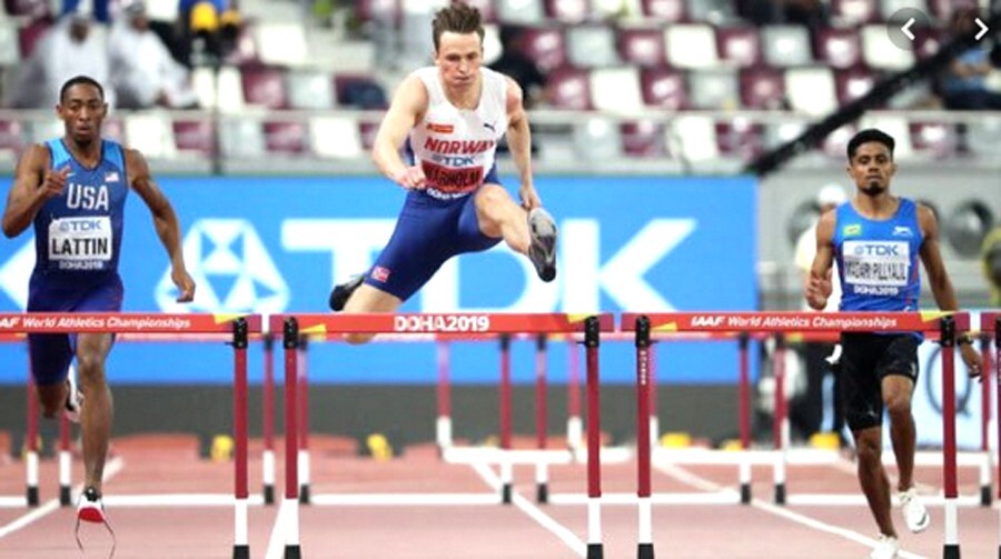 विश्व एथलेटिक्स चैम्पियनशिप: जाबिर 400 मीटर बाधा दौड़ के सेमीफाइनल में