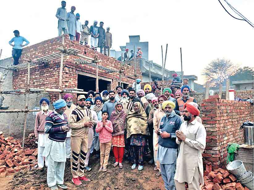 बठिंडा : साध-संगत ने बनाकर दिया पक्का आशियाना