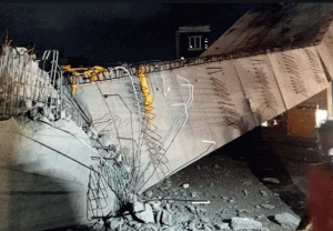 Elevated flyover under construction on Gurugram-Sohna road collapsed