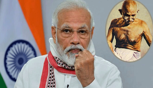 बापू के आदर्शों पर चलते तो ‘आत्मनिर्भर भारत’ की जरूरत नहीं होती : मोदी