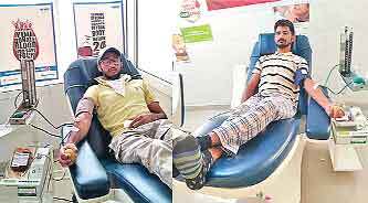 डेरा श्रद्धालुओं ने किया दो यूनिट रक्तदान