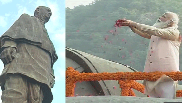 मोदी ने सरदार पटेल को श्रद्धांजलि अर्पित की