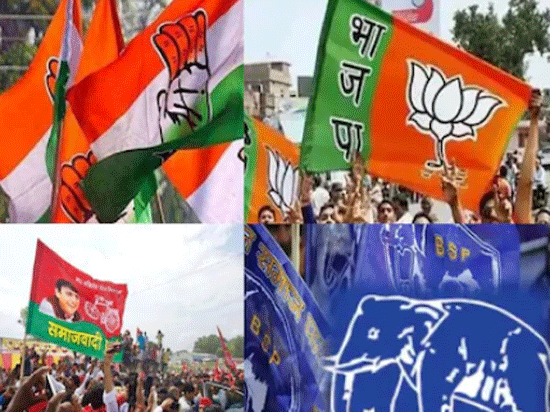 उत्तर प्रदेश की सात सीटों पर उपचुनाव का प्रचार थमा