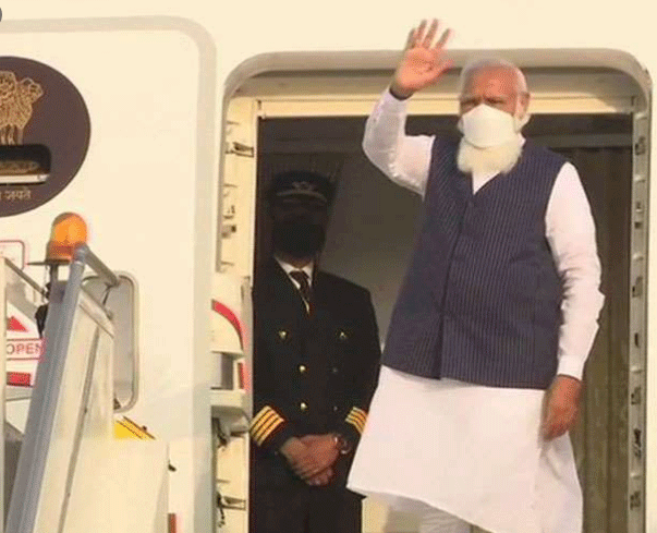 पीएम नरेंद्र मोदी बंगलादेश की यात्रा पर रवाना