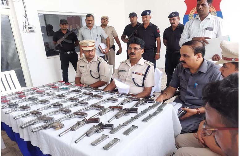 हरियाणा पुलिस का अवैध हथियारों की सप्लाई करने वालों पर बड़ा एक्शन