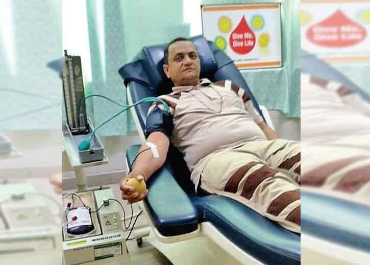राजकुमार इन्सां ने जन्मदिन पर 31वीं बार किया रक्तदान