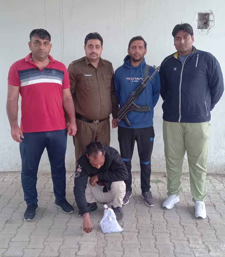 धमतान साहिब पुलिस चौकी की टीम द्वारा बड़ी कार्यवाही, 1 किलो 18 ग्राम अफीम सहित एक नशा तस्कर काबू।