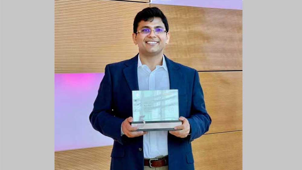 अंतरराष्ट्रीय वैज्ञानिक डॉ रामकरण शर्मा को किंग अब्दुल्ला यूनिवर्सिटी ने शोध के लिए किया पुरुस्कृत