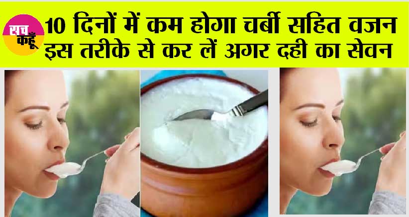 Curd For Weight Loss: 10 दिनों में कम होगा चर्बी सहित वजन, इस तरीके से कर लें अगर दही का सेवन