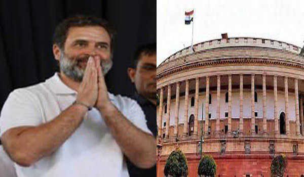 राहुल गांधी के संसद पहुंचने पर इंडिया के नेताओं ने किया जोरदार स्वागत