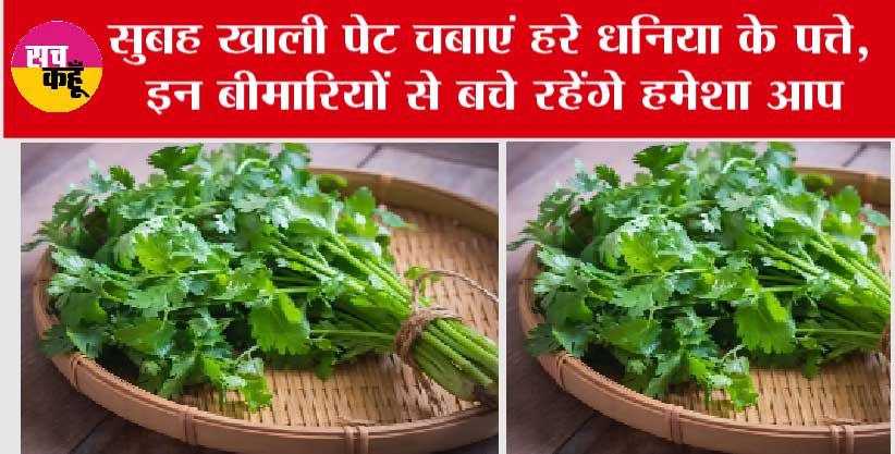 Health News: सुबह खाली पेट चबाएं हरे धनिया के पत्ते, इन बीमारियों से बचे रहेंगे हमेशा आप