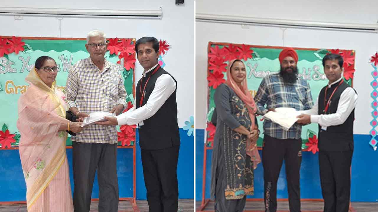 सैंट जेवियर्स वर्ल्ड स्कूल में सम्मान समारोह का आयोजन