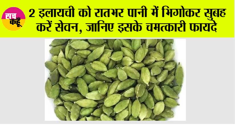 Elaichi Water Benefits: 2 इलायची को रातभर पानी में भिगोकर सुबह करें सेवन, जानिए इसके चमत्कारी फायदे