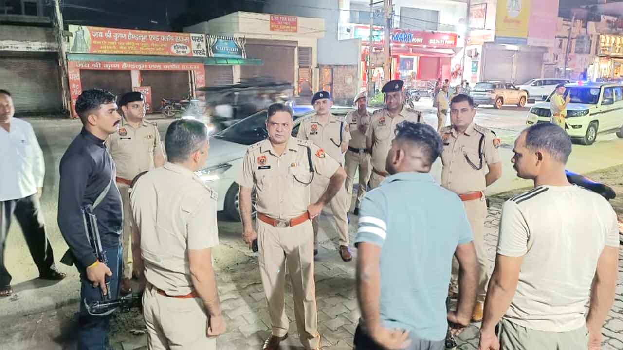 यमुनानगर पुलिस अधीक्षक ने नाकों पर की औचक जांच, कर्मचारियों को दिए सतर्कता के निर्देश
