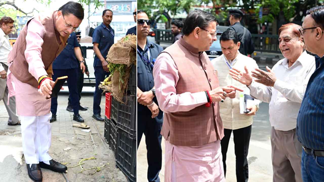 अचानक निरीक्षण से मचा हड़कंप, मुख्यमंत्री धामी ने मौके पर पकड़ी लापरवाही