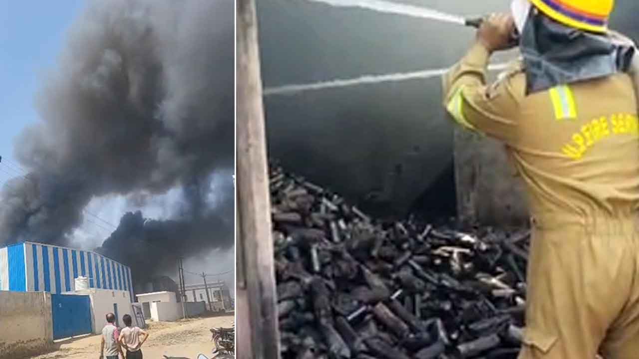 मसूरी की केमिकल फैक्ट्री में आग से हड़कंप, फायर ब्रिगेड ने पाया काबू