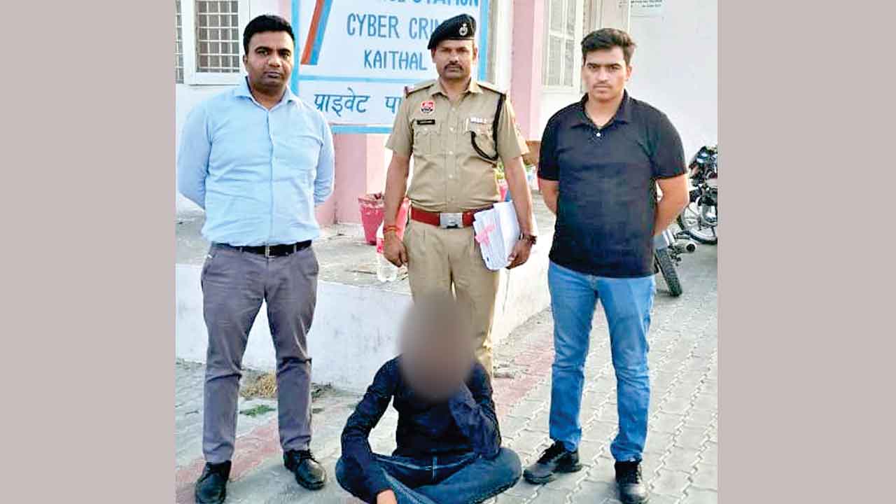 विदेश से जानकार बनकर 23 लाख की ठगी के मामले में आरोपी गिरफ्तार