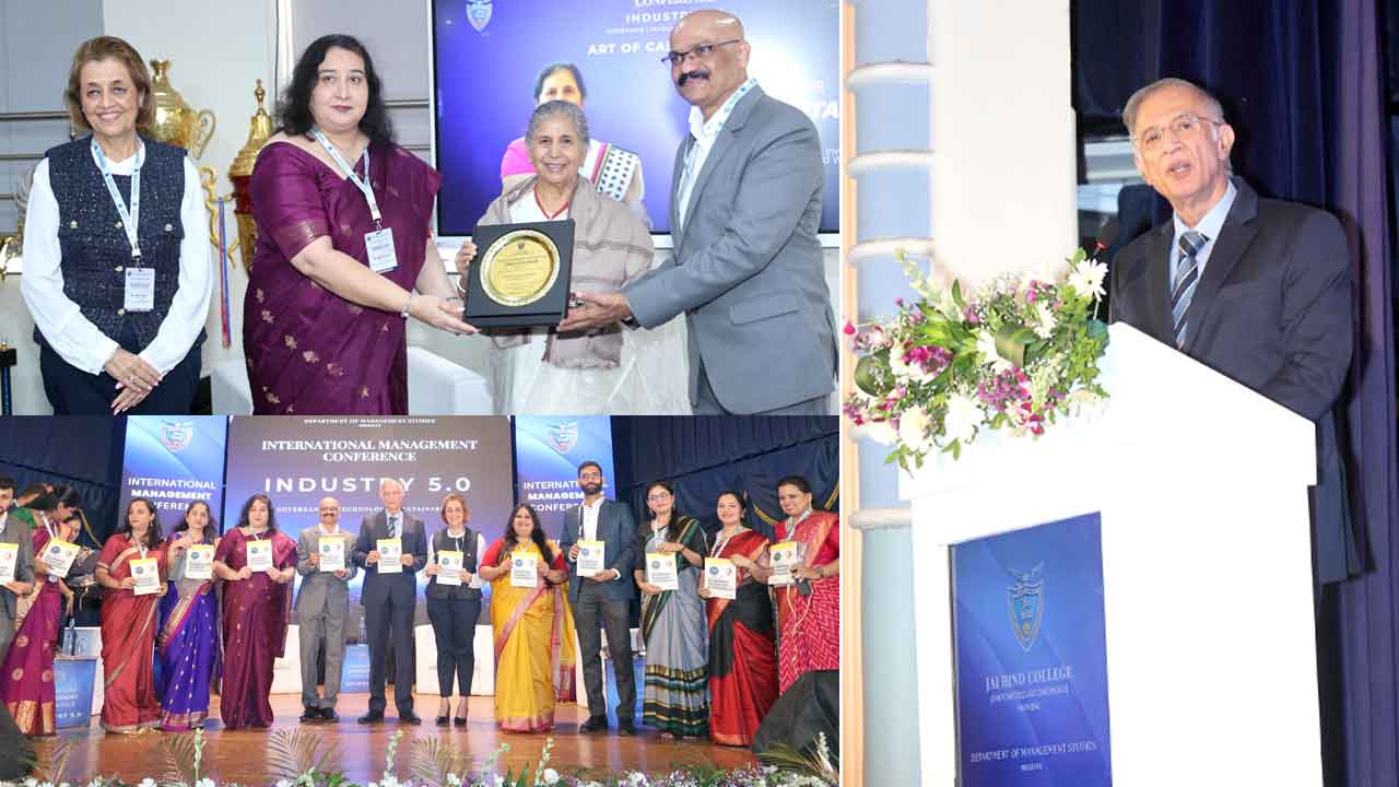Industry 5 Conference: जय हिंद कॉलेज में अंतरराष्ट्रीय मैनेजमेंट कॉन्फ्रेंस 2026 संपन्न, ‘Industry 5.0’ पर हुआ वैश्विक मंथन