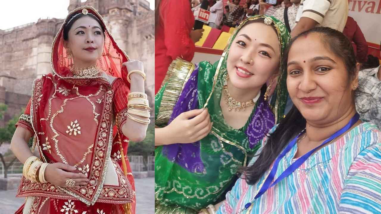 जापान की ‘मायूमी’ टोक्यो से थार पहुँचकर बनीं राजस्थानी मधु! जापान में कालबेलिया, घूमर और चरी नृत्य की धूम