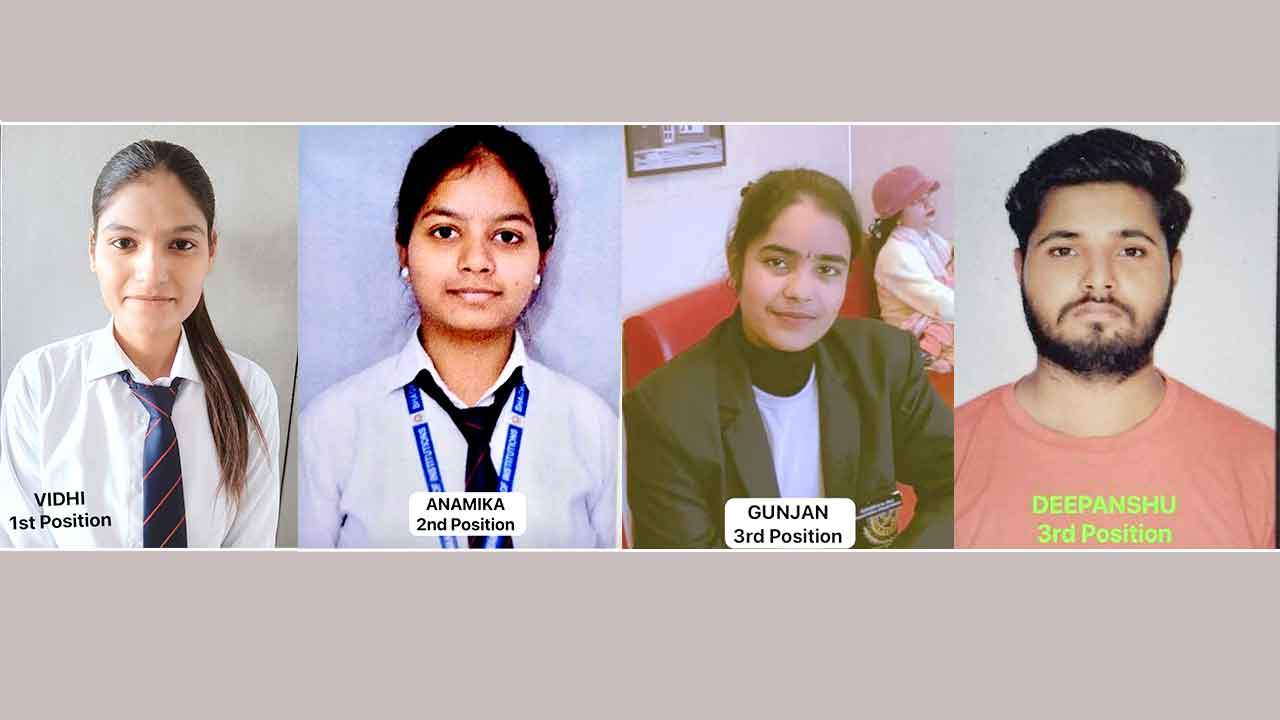 भगवन्त इंस्टीट्यूट ऑफ मेडिकल साइंसेज में बी.एस.सी नर्सिंग का रिजल्ट 100% रहा