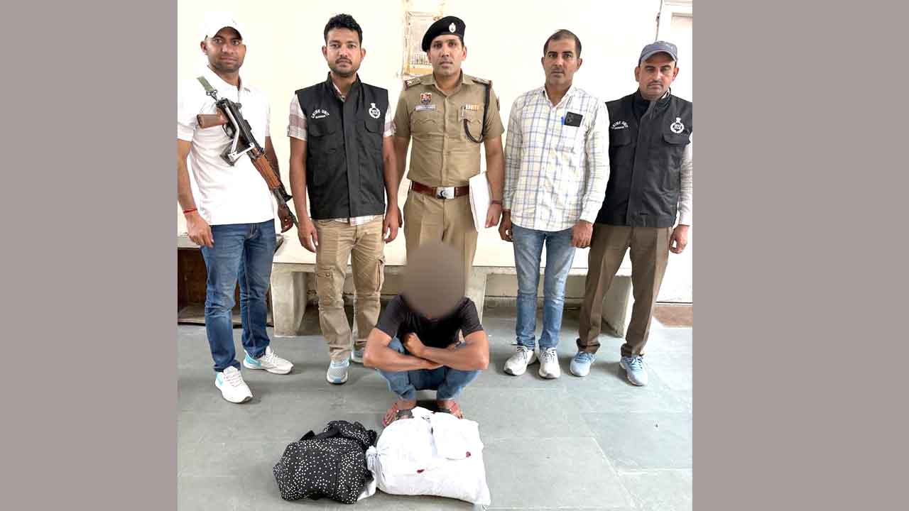गांजा तस्करी के मामले में एक आरोपी गिरफ्तार, 4 किलो 968 ग्राम गांजा बरामद