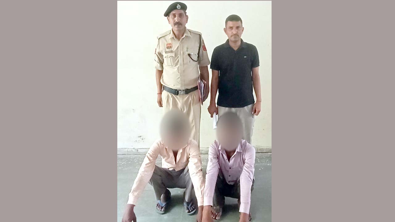 मोटरसाइकिल चोरी मामले में पुलिस ने दो आरोपियों को किया गिरफ्तार