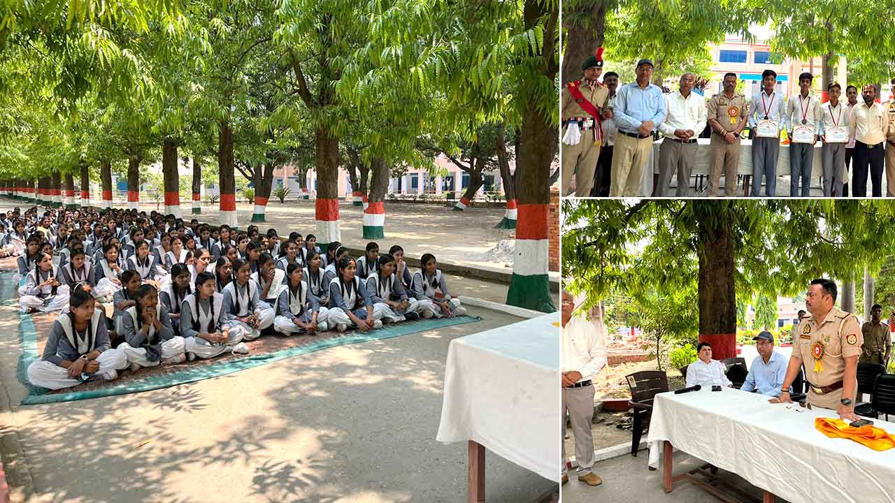 जनता इंटर कॉलेज भोपा में बहादुर बच्चों का सम्मान कार्यक्रम आयोजित 