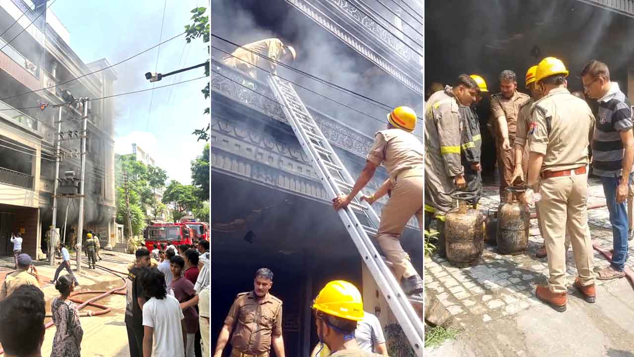 Ghaziabad Fire: रिहायशी मकान में भीषण आग, दमकल कर्मियों ने बचाई 9 जिंदगियां