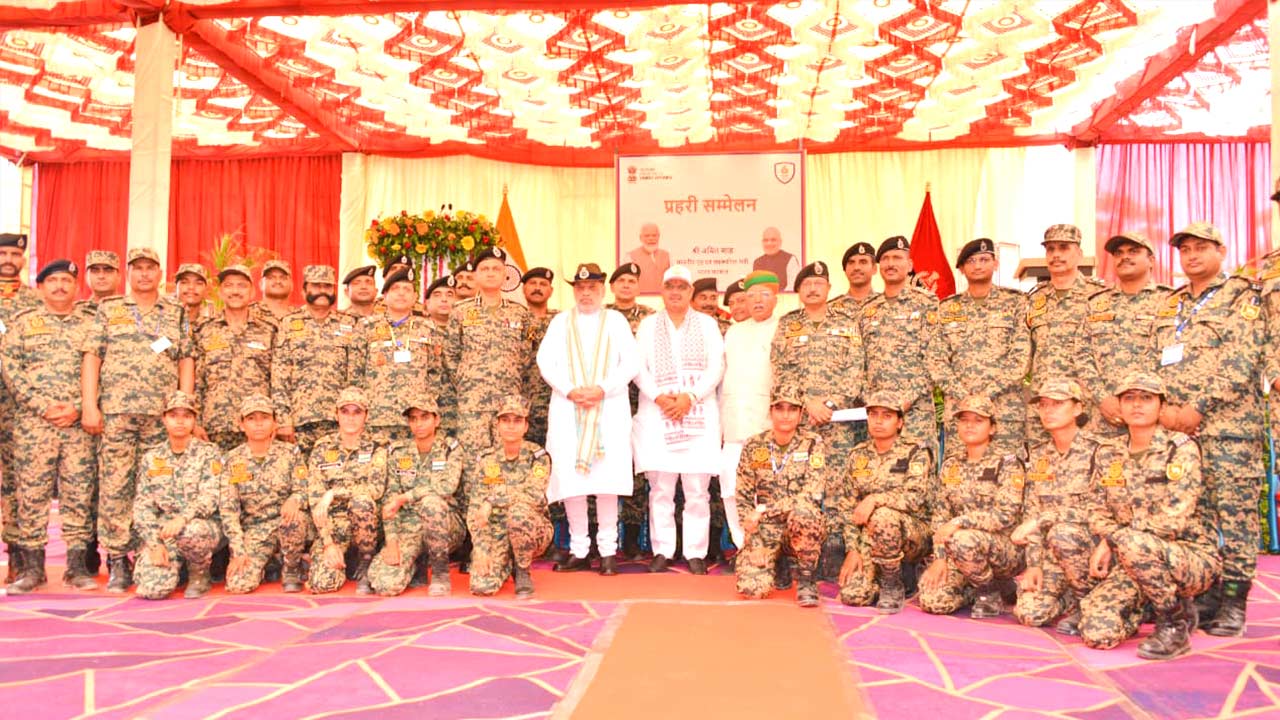 केन्द्रीय गृह मंत्री अमित शाह पहुंचे बीकानेर स्थित सांचू पोस्ट