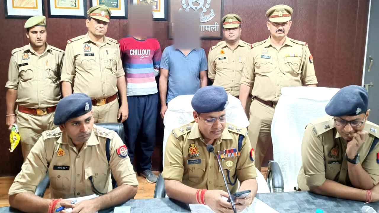 किसानों के नलकूपों पर हुई चोरी का राजफाश, दो गिरफ्तार