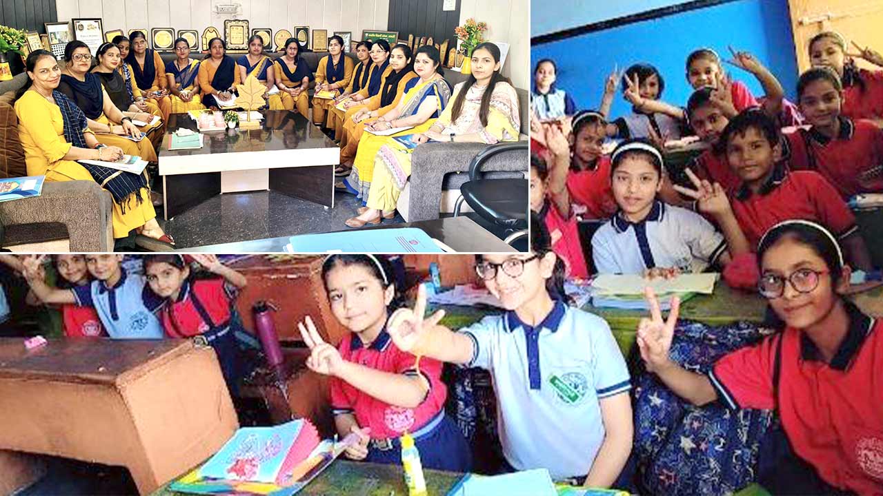 सेंट आरसी स्कूल में क्राफ्ट एवं ग्रीटिंग कार्ड प्रतियोगिता आयोजित