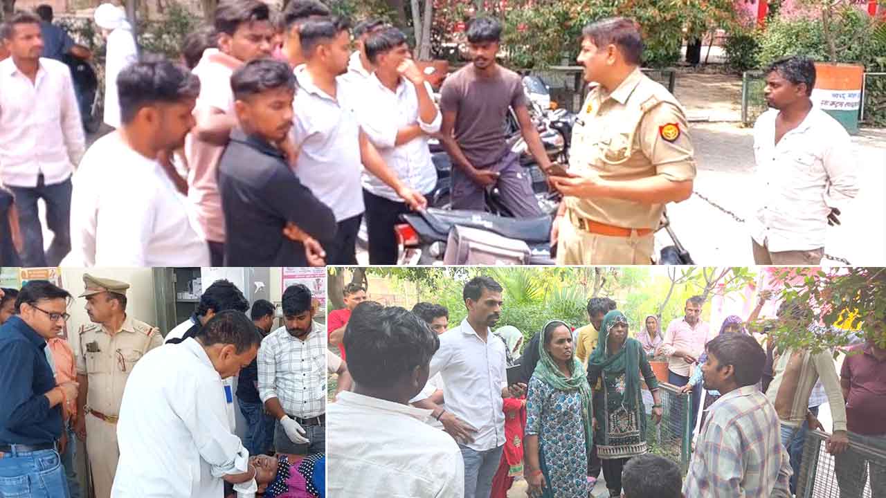 संदिग्ध परिस्थितियों में घर में लगी आग, महिला झुलसी, दो बच्चियों की मौत