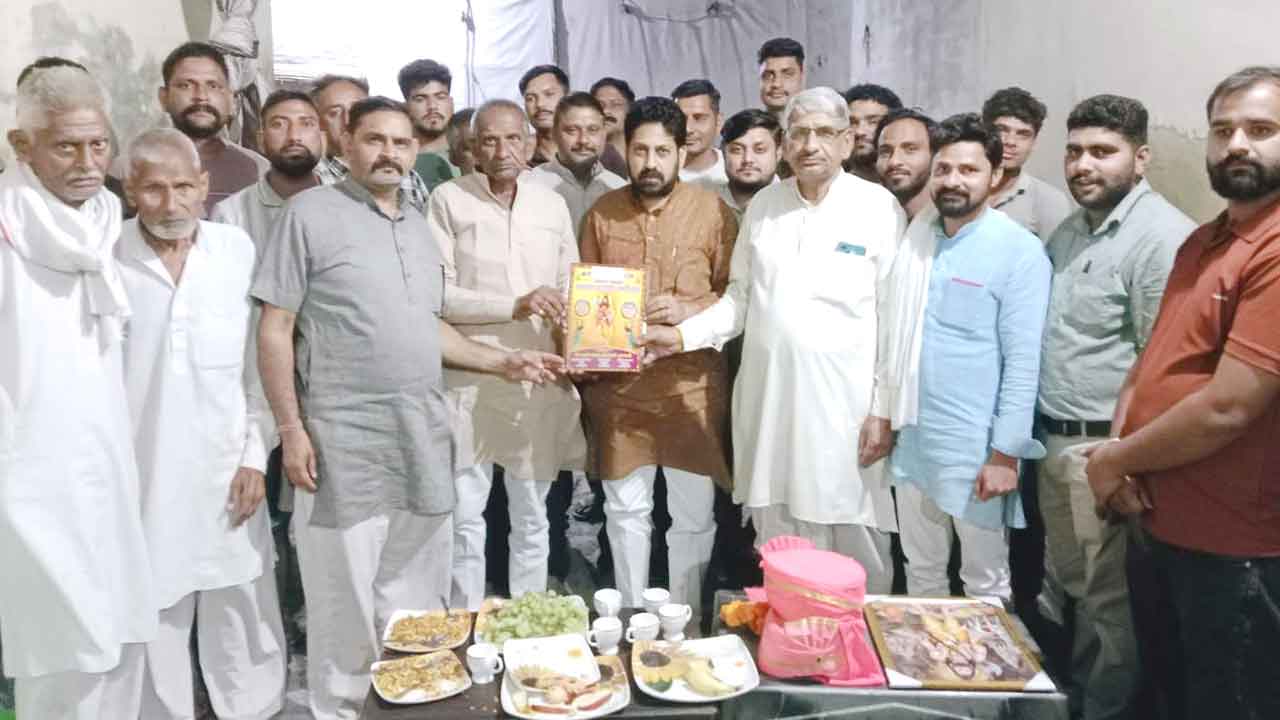 परशुराम जन्मोत्सव को सफल बनाने का आह्वान, कई गांवों में किया सम्पर्क