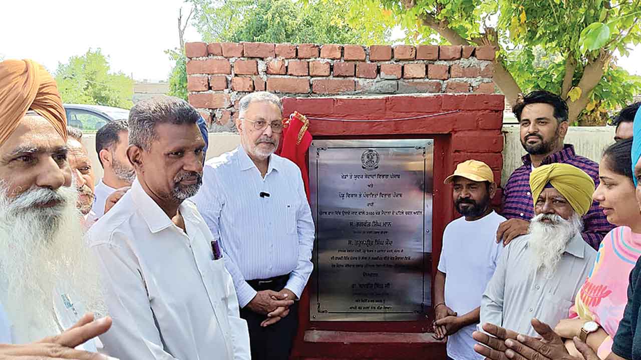 गाँव जस्सोवाल में स्वास्थ्य मंत्री ने किया आधुनिक खेल मैदान का उद्घाटन 