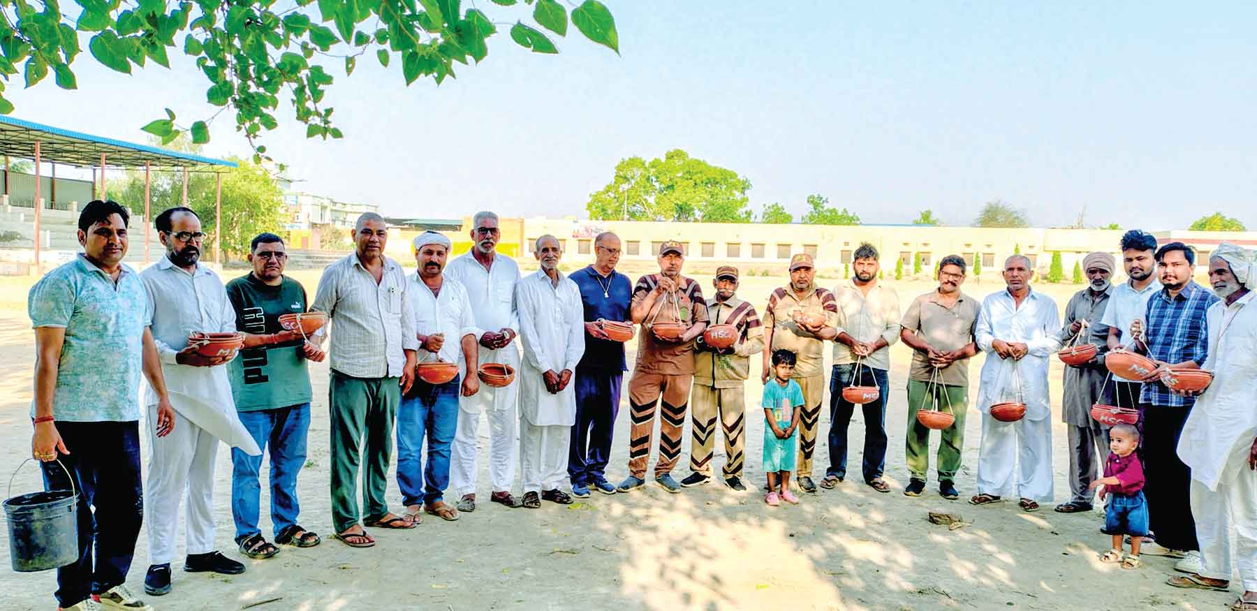 Sangaria News: बेजुबानों के लिए रतनपुरा की गलियों में बही मानवता की बयार