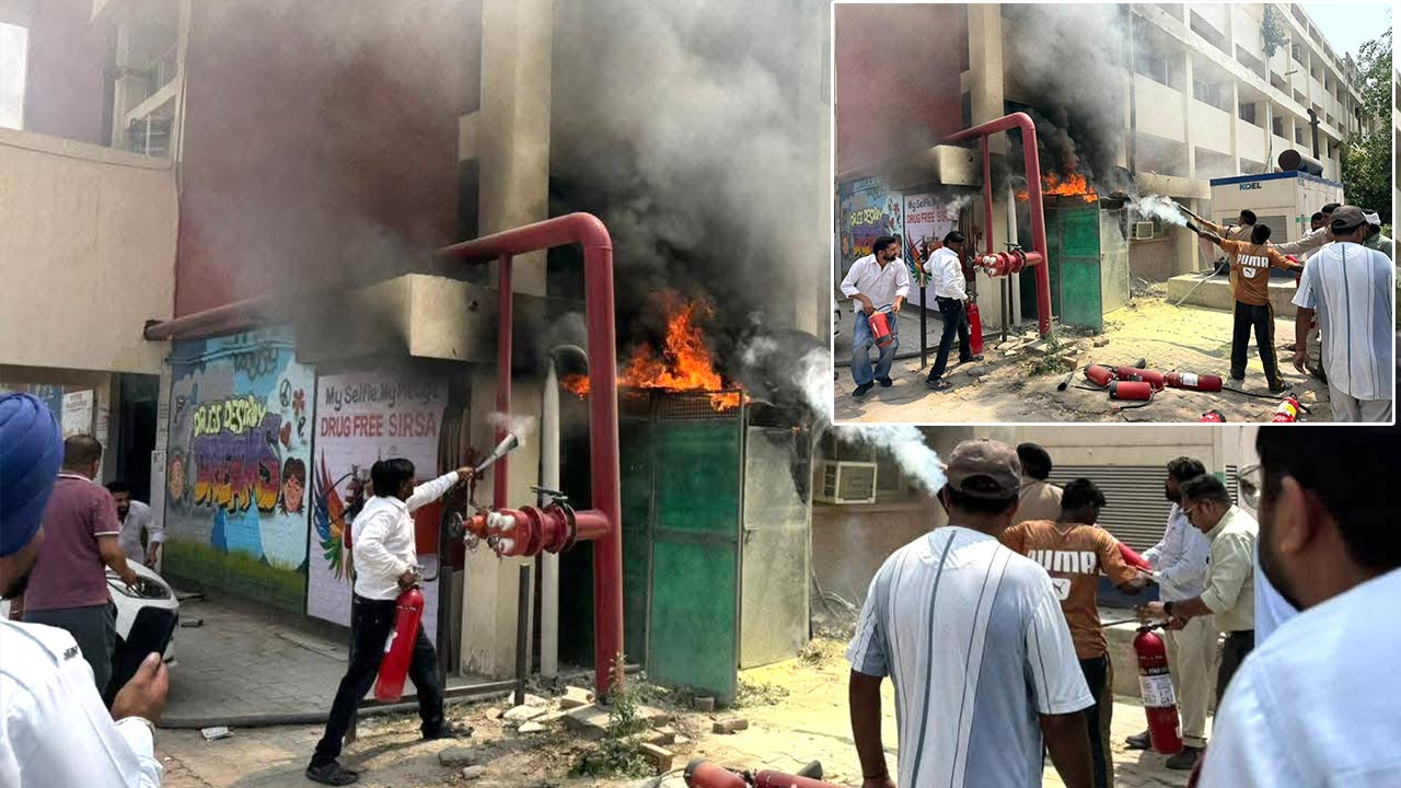नागरिक अस्पताल में हड़कंप, जनरेटर रूम में आग लगने से मची अफरा-तफरी