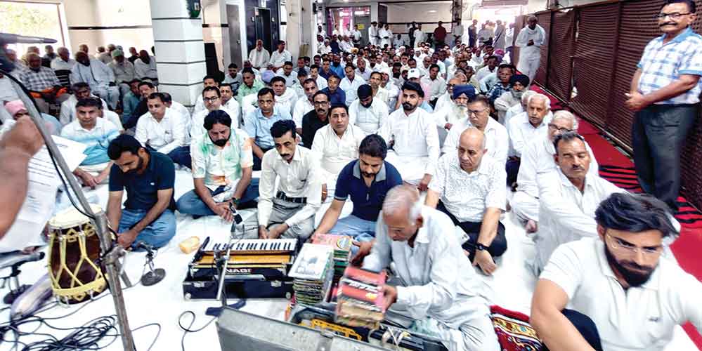 सचखंडवासी विनोद कुमार इन्सां को ब्लॉक डबवाली ने नामचर्चा कर दी भावभीनी श्रद्धांजलि