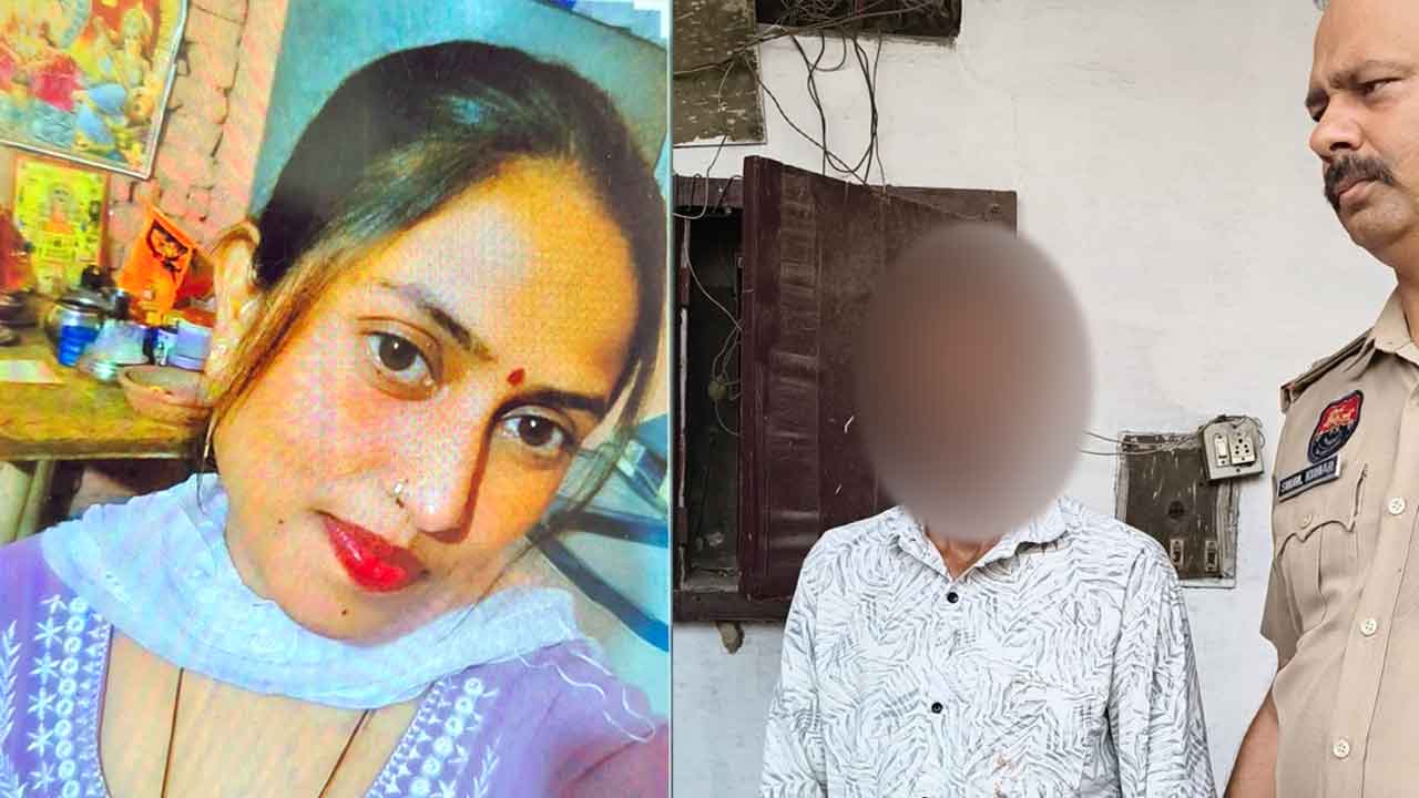 पति ने पत्नी की चुन्नी से गला रेतकर की हत्या