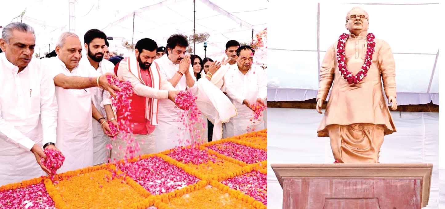 सीएम नायब सैनी ने आदमपुर पहुंच, पौधारोपण करके दी पूर्व मुख्यमंत्री भजनलाल को श्रद्धांजलि