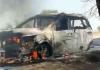 Hathras Car Fire: हाथरस  दर्दनाक हादसा, चलती कार में आग लगने से पिता पुत्र झुलसे