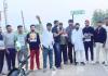 नीट परीक्षा पेपर लीक मामला: कांग्रेस कार्यकर्ताओं का जोरदार प्रदर्शन, नारेबाजी
