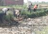 कण्डेला में तालाब में चलाया गया सफाई अभियान