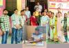 स्वास्थ्य संविदाकर्मियों ने काली पट्टी बांधकर दूसरे दिन भी जताया विरोध