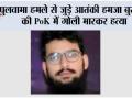 पुलवामा हमले से जुड़े आतंकी हमजा बुरहान की PoK में गोली मारकर हत्या, अज्ञात हमलावरों ने बनाया निशाना