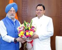 उत्तराखंड के सीएम धामी का केंद्रीय मंत्री हरदीप पुरी से एलपीजी आपूर्ति सौ प्रतिशत बनाए रखने का अनुरोध