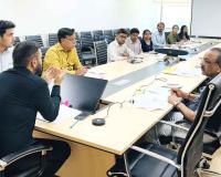 नक्शा प्रोजेक्ट के तहत डिजिटल भूमि रिकॉर्ड सर्वे को लेकर हुई बैठक