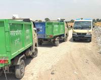 हांसी डंपिंग स्टेशन पर ग्रामीणों का फूटा गुस्सा, कचरा लेकर पहुंचे टिप्परों को लौटाया