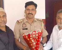 नवनियुक्त इमामगेट चौकी प्रभारी जितेंद्र त्यागी का स्वागत