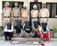 लूट की साजिश रच रहे गैंग का भंडाफोड़, पांच आरोपी गिरफ्तार
