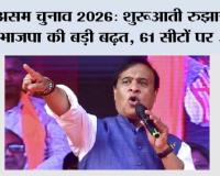 Assam Election Result 2026: असम चुनाव 2026: शुरुआती रुझानों में BJP की बड़ी बढ़त, 61 सीटों पर आगे